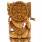Wooden Hand Carved God Krishna Idol Sculpture Art Home Decorative Figurine Feng