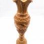 Wooden Hand Carved Flower Vase Carving Art Craft Home Garden Decor Utility Gift