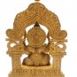 Wooden Hand Carved God Ganesha Idol Sculpture Art Craft Figurine Home Decor Feng