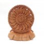 Wooden Hand Carved Hindu God Ganesha Bust Sculpture Statue Art Craft Home Decor