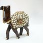 Handcrafted Wooden carved Camel stone Painting statue figurine Home Decor Gift