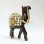 Handcrafted Wooden carved Camel stone Painting statue figurine Home Decor Gift