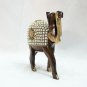 Handcrafted Wooden carved Camel stone Painting statue figurine Home Decor Gift