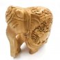 Wooden Handmade Carved Elephant Statue Figurine Sculpture Antique Art Home Decor