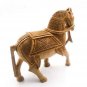 Wooden Hand Carved Horse Statue Figurine Sculpture Handmade Art Craft Home Decor