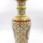 Handmade Marble Flower Vase Pot Floral Painting Art and Craft Home Decor Gift