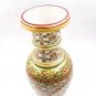 Handmade Marble Flower Vase Pot Floral Painting Art and Craft Home Decor Gift