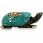 Handmade Wooden Tortoise Statue Home Decor Turtle Carved Feng Shui Figurine