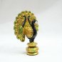 Handmade Wooden Carved Peacock Statue Painting Sculpture Art Home Decor Gift