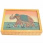 Handmade Solid Wooden Carved Indian Utility Box  Statue Home Decorative Gift