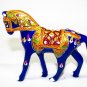 Indian Handmade Solid Metal Meenakari Horse Statue Idol Statue Home Decor Gift