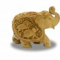Wooden Carved Elephant Figurine Statue Handicraft Home Decor Gift Sculpture Gift