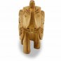 Wooden Carved Elephant Figurine Statue Handicraft Home Decor Gift Sculpture Gift
