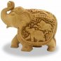 Wooden Carved Elephant Figurine Statue Handicraft Home Decor Gift Sculpture Gift