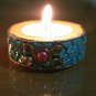 Wooden Candle Holder Tea light Set Home Decor Christmas handmade Gift Reusable