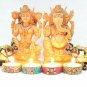 Wooden Candle Holder Tea light Set Home Decor Christmas handmade Gift Reusable