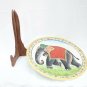 Handmade  Solid Marble plate Indian Elephant Idol Painting Home Decorative Gift