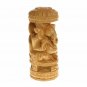 Handmade Indian Wooden 6" Ganesha Idol Statue Home Decorative Table Office Gift