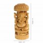 Handmade Indian Wooden 6" Ganesha Idol Statue Home Decorative Table Office Gift