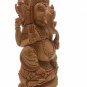 Handmade Indian Wooden 8" Ganesha Idol Statue Home Decorative Table Office Gift