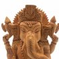 Handmade Indian Wooden 8" Ganesha Idol Statue Home Decorative Table Office Gift