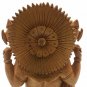 Handmade Indian Wooden 8" Ganesha Idol Statue Home Decorative Table Office Gift