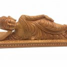 Handmade Wooden Indian Buddha Statue Idol Home Decorative Decor Gift
