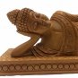 Handmade Wooden Indian Buddha Statue Idol Home Decorative Decor Gift