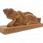 Handmade Wooden Indian Buddha Statue Idol Home Decorative Decor Gift