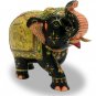 Indian Handmade solid Wooden Painting Elephant Idol Statue Home Decorative Gift