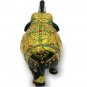 Indian Handmade solid Wooden Painting Elephant Idol Statue Home Decorative Gift