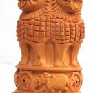 Handmade Solid Wooden Carved Pen Holder Home Decorative Table Office Gift