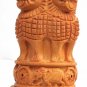 Handmade Solid Wooden Carved Pen Holder Home Decorative Table Office Gift