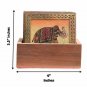 Handmade Solid Wooden Coaster Home Decorative kitchen Use Gifting Table Utility