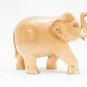 Handmade Solid 4" Wooden Carved Indian Elephant Idol Statue Home Decorative Gift