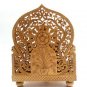 Wooden Handmade Carved Indian God Ganesha Idol Sculpture Statue Art Home Decor