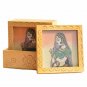 Handmade Solid Wooden Carved Glass coaster Home Decorative Table Office Gift