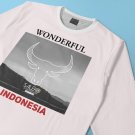 Long Sleeve T Shirt Wonderful Indonesia - White