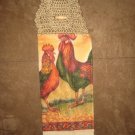 Crochet Top Rooster Towel