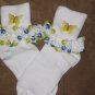 Butterflie Beaded Socks (Yellow)