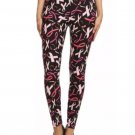 Breast Cancer Awareness Ribbon  Leggings Super Buttery Soft.  Plus Size 12-18