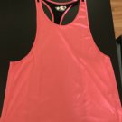 S2 Sportswear Womens Pink And Black Racer Tank Size 2X