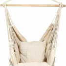 EVERKING Hammock Chair, Hanging Rope Swing Seat for Indoor Outdoor, Soft Durable