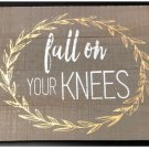 Wall Decor Plaque Sign Wood Gray Yellow Praise Farmhouse Hobby Lobby
