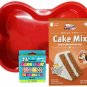 Dog Birthday Cake Kit Puppy Cake Peanut Butter with Frosting and silicon pan