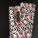 Chevron With Flowers  Curvy Amazing Buttery Soft Woman’s Capris