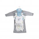 Baby 7-Piece Interlock Hanging Gift Set - Bunny set For Newborn 0-6 Months