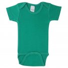 Baby One Piece Interlock Short Sleeve Bodysuit- Green