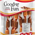 Good'N'Fun Triple Flavored Rawhide Kabobs for Dogs, Dog Treats 4 oz 6 count