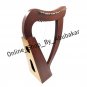 15 String harp SOLID ROSEWOOD Extra Strings  With Free Bag